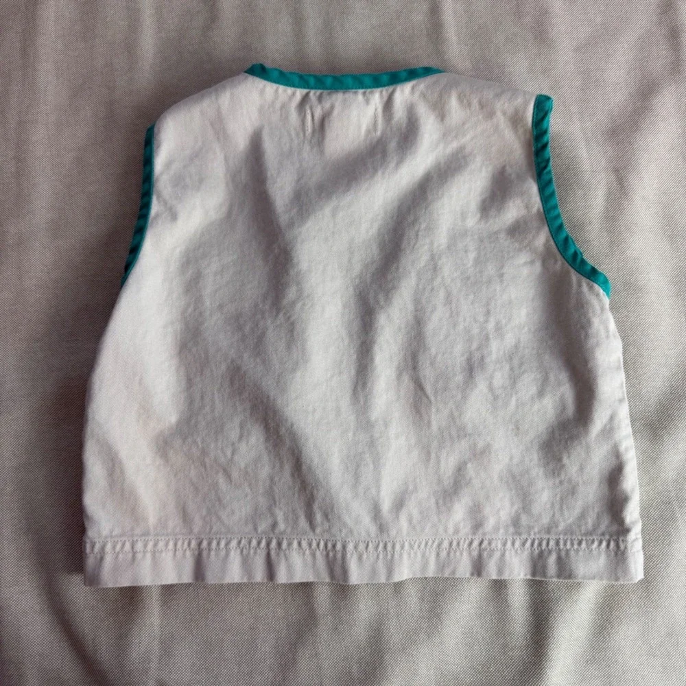 Vintage Gymboree Kids Safari Vest Dress Up 90's Utility Cargo Pockets 3/4 T
